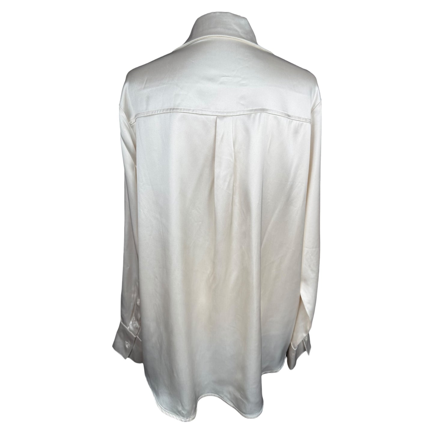 7 DEADLY RATS SLINKY WHITE BUTTON UP - XS