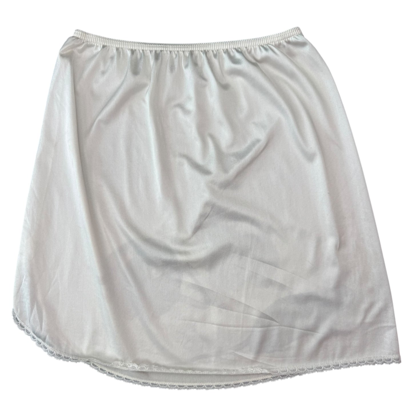 RATTY WHITE SKIRT - S