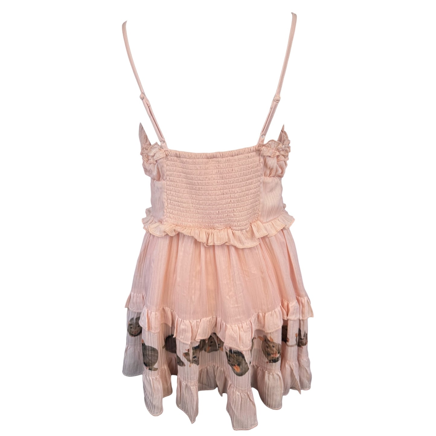 RAT PINK TIERED DRESS - XL