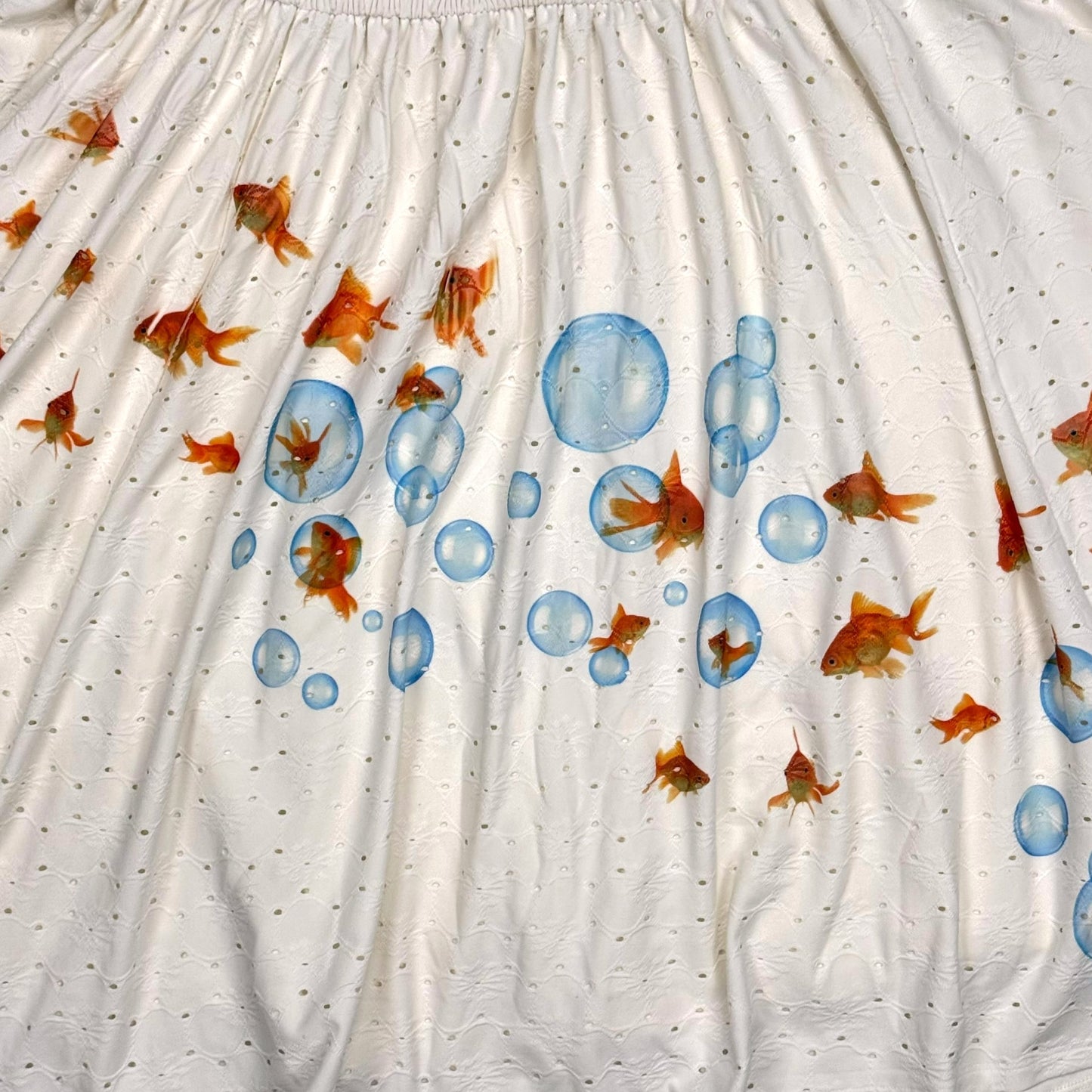 GOLDIE WHITE SUMMER DRESS - 3X