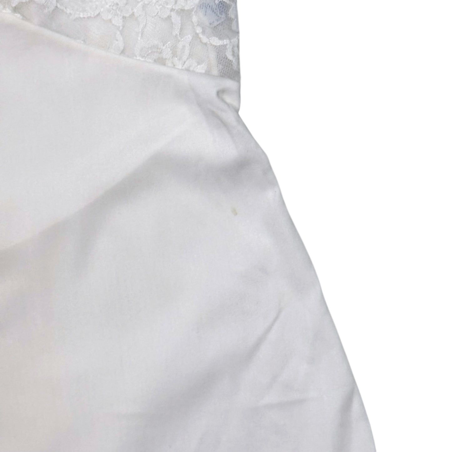 SPIDER TAT LACE WHITE DRESS - M