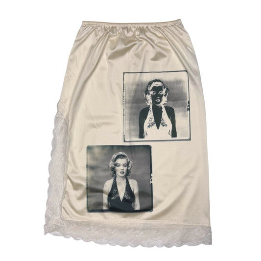 MARILYN CREAM LACE SKIRT - S/M