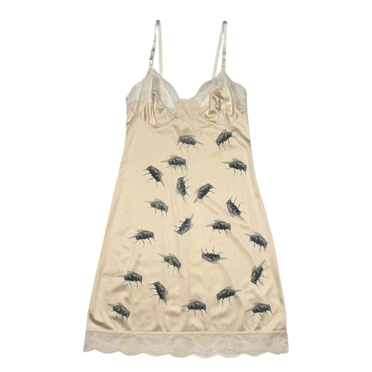 RETURN OF THE FLY CREAM LACE DRESS - XS