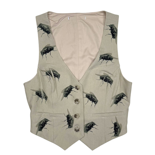 RETURN OF THE FLY TAN VEST - M