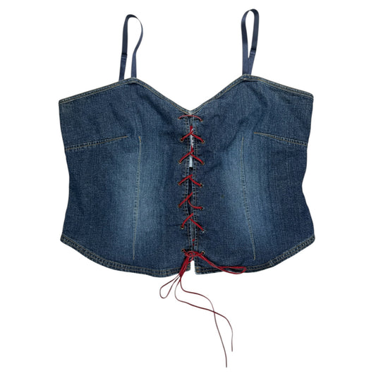 VINTAGE DENIM CORSET l XL
