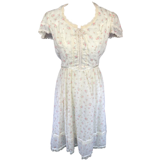 GUNNE SAX COTTAGE CORE PEASANT DRESS - XXS