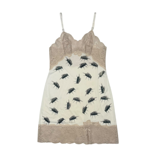 FLY CREAM LACE DRESS - S