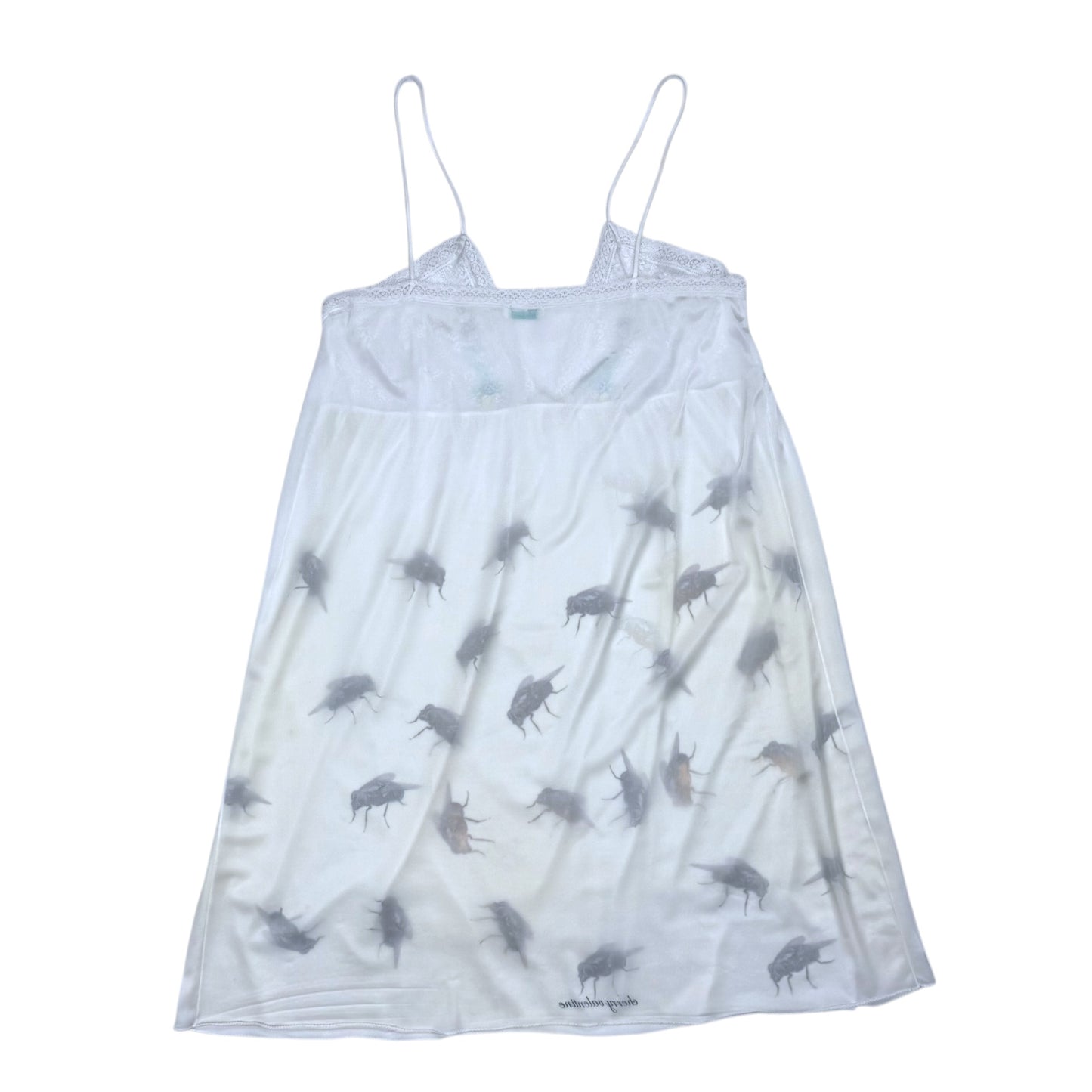 FLY IVORY FLORAL LACE BABYDOLL DRESS - S