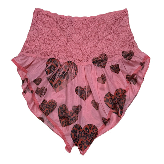 KITTIE PINK LACE SHORTS - S