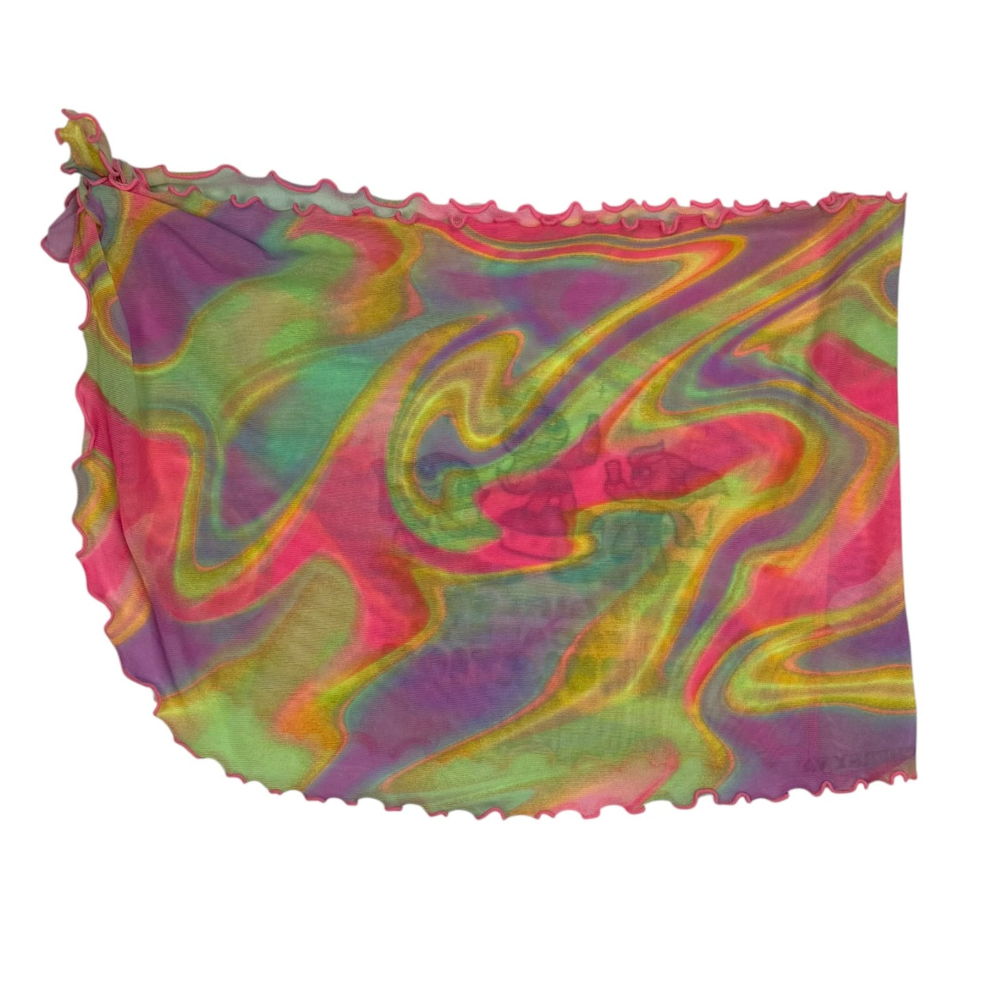 BAD GIRLS TRY TO ESCAPE THE SIMULATION BEACH COVER UP SKIRT - S/M