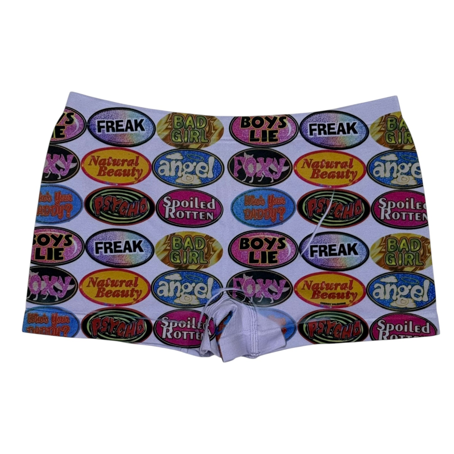 QUARTER MACHINE LAVENDER BOYSHORT UNDIES - S
