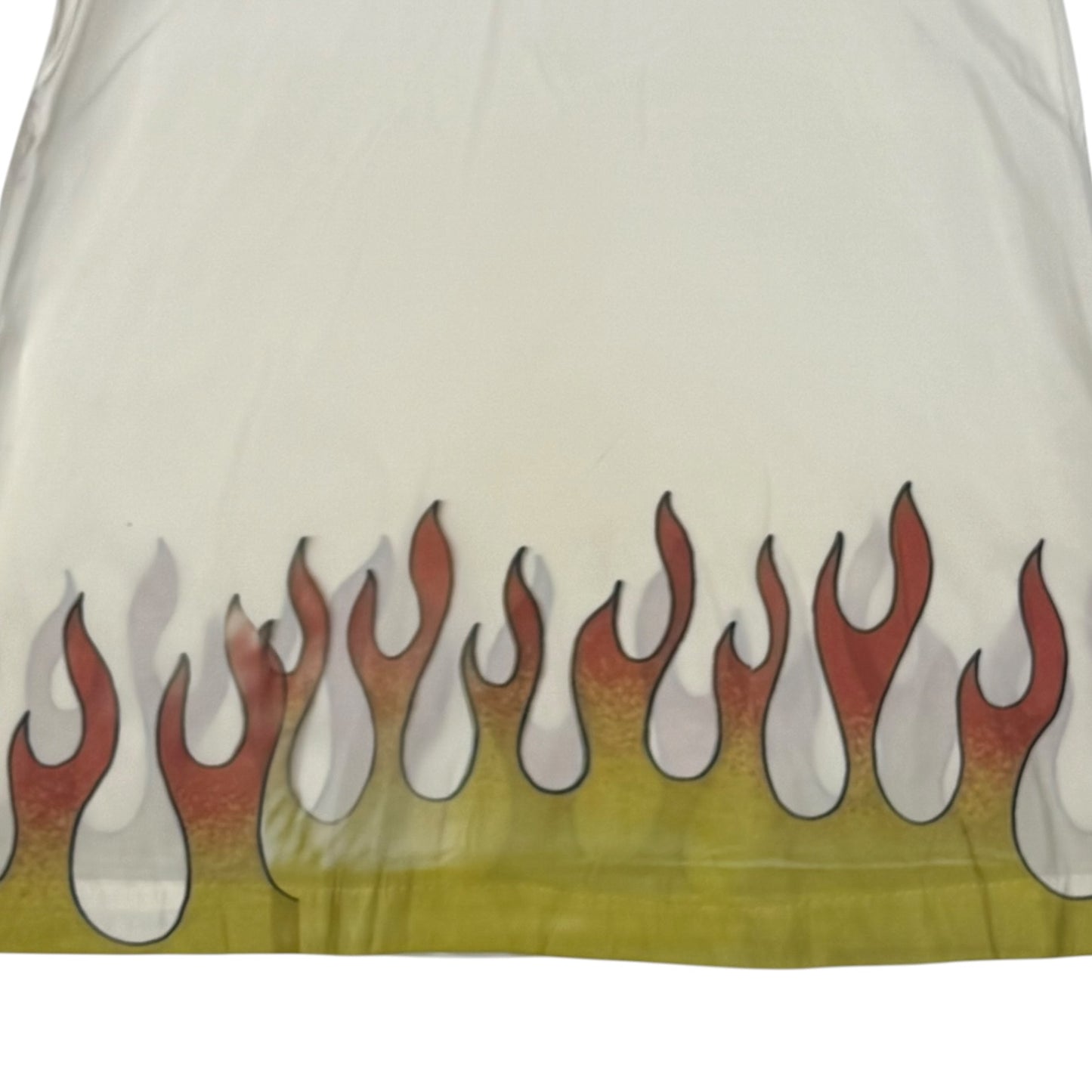 IN FLAMES WHITE DRESS - M