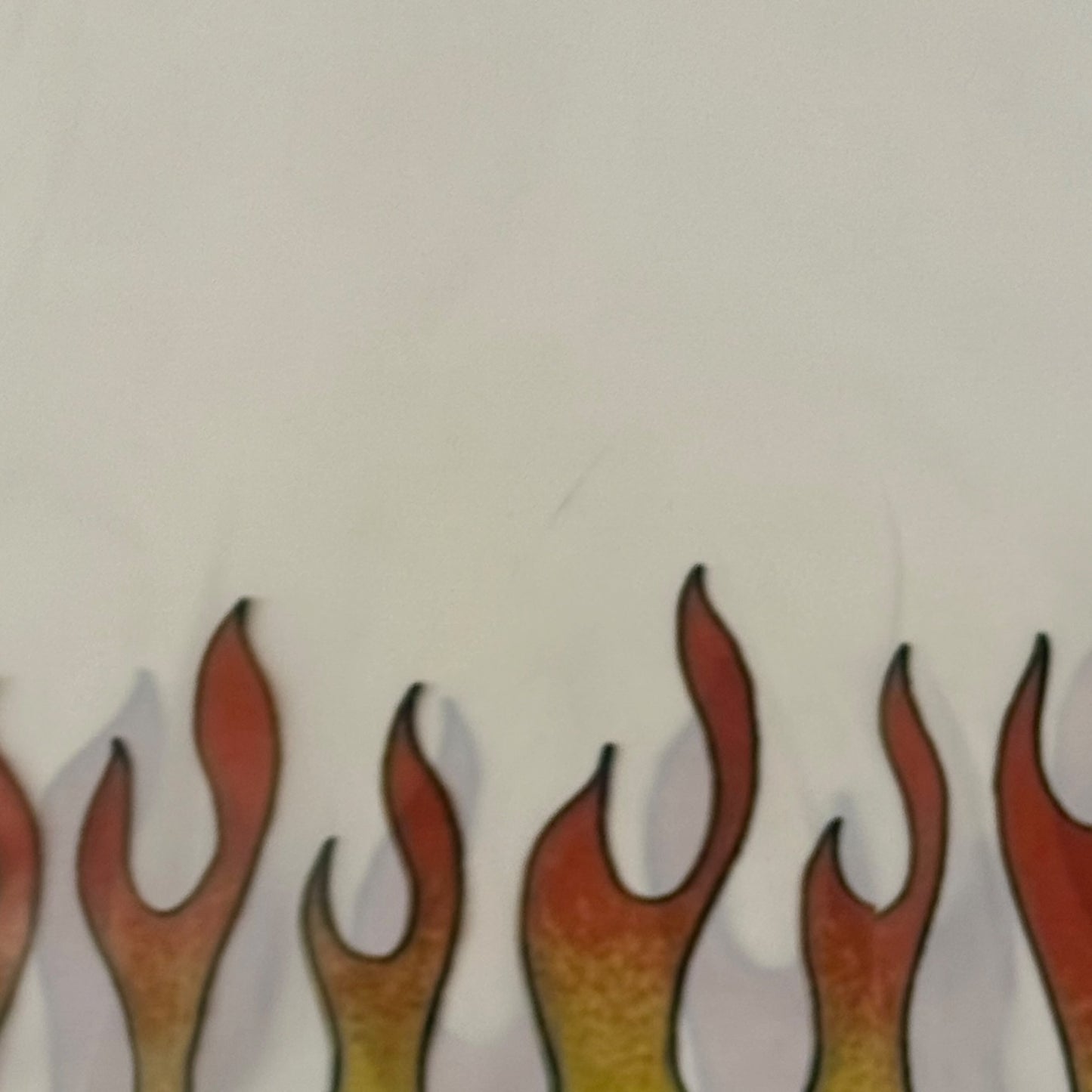 IN FLAMES WHITE DRESS - M
