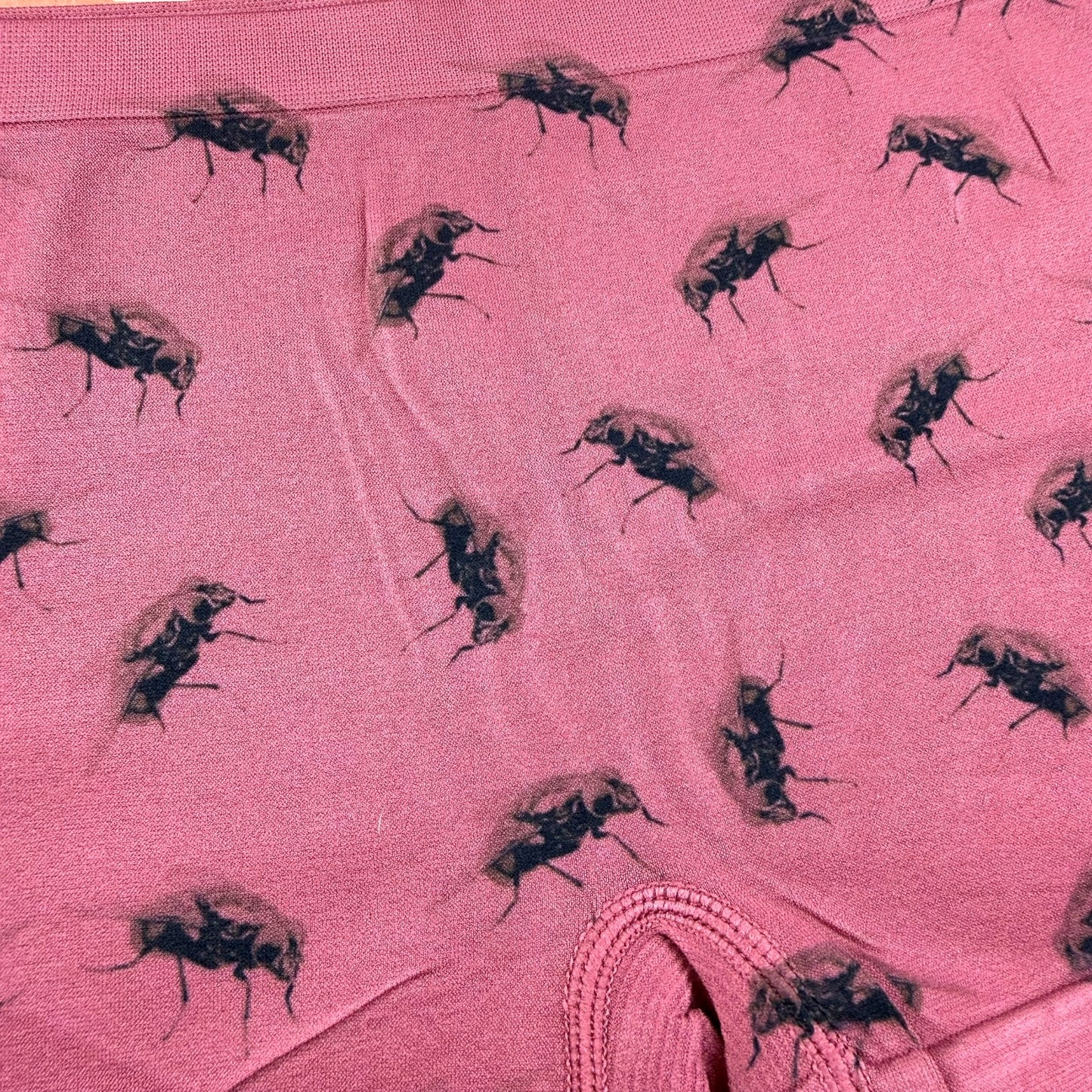 RETURN OF THE FLY MAUVE BOY SHORT UNDIES - M
