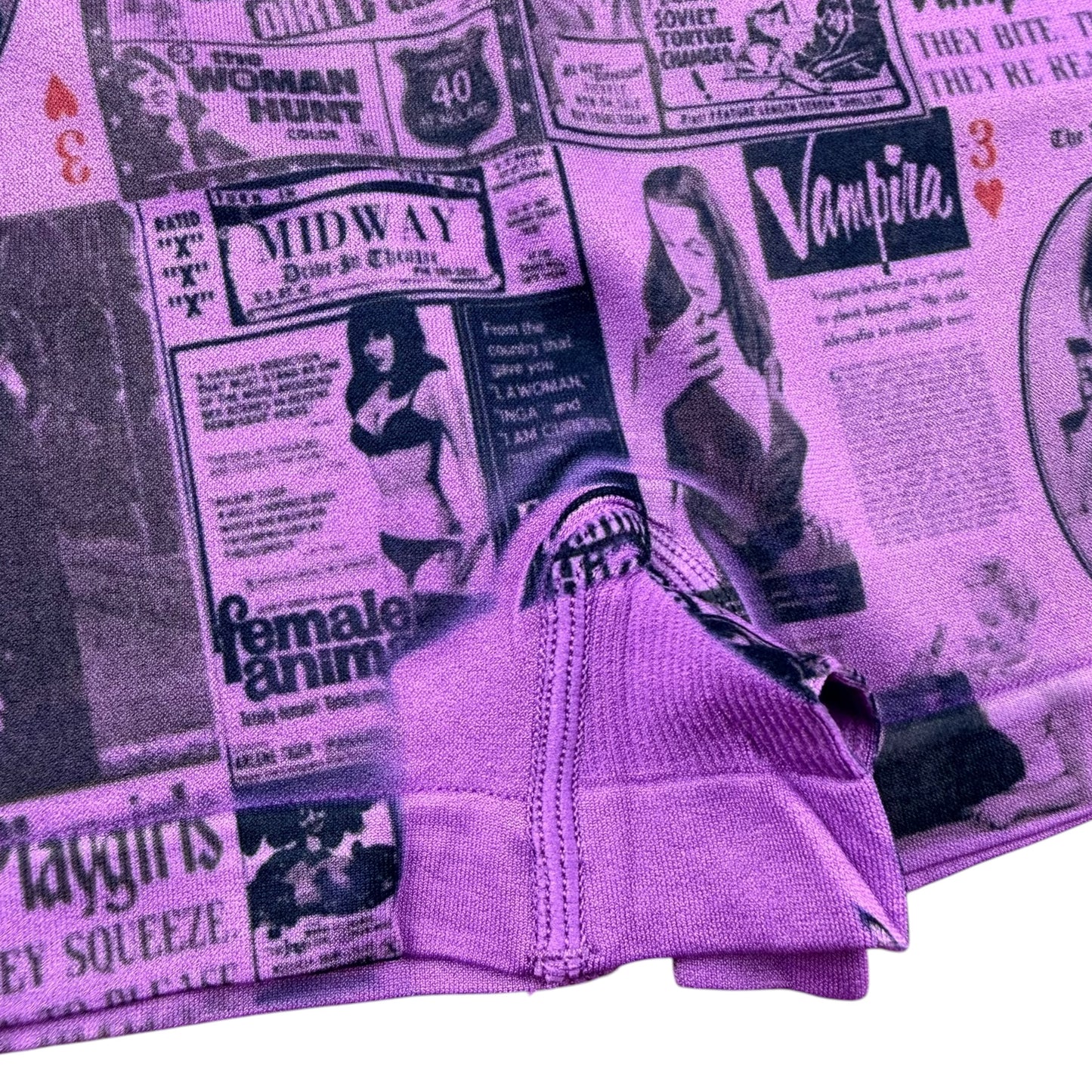 ADS FOR VAMPIRES PURPLE BOY SHORT UNDIES - S
