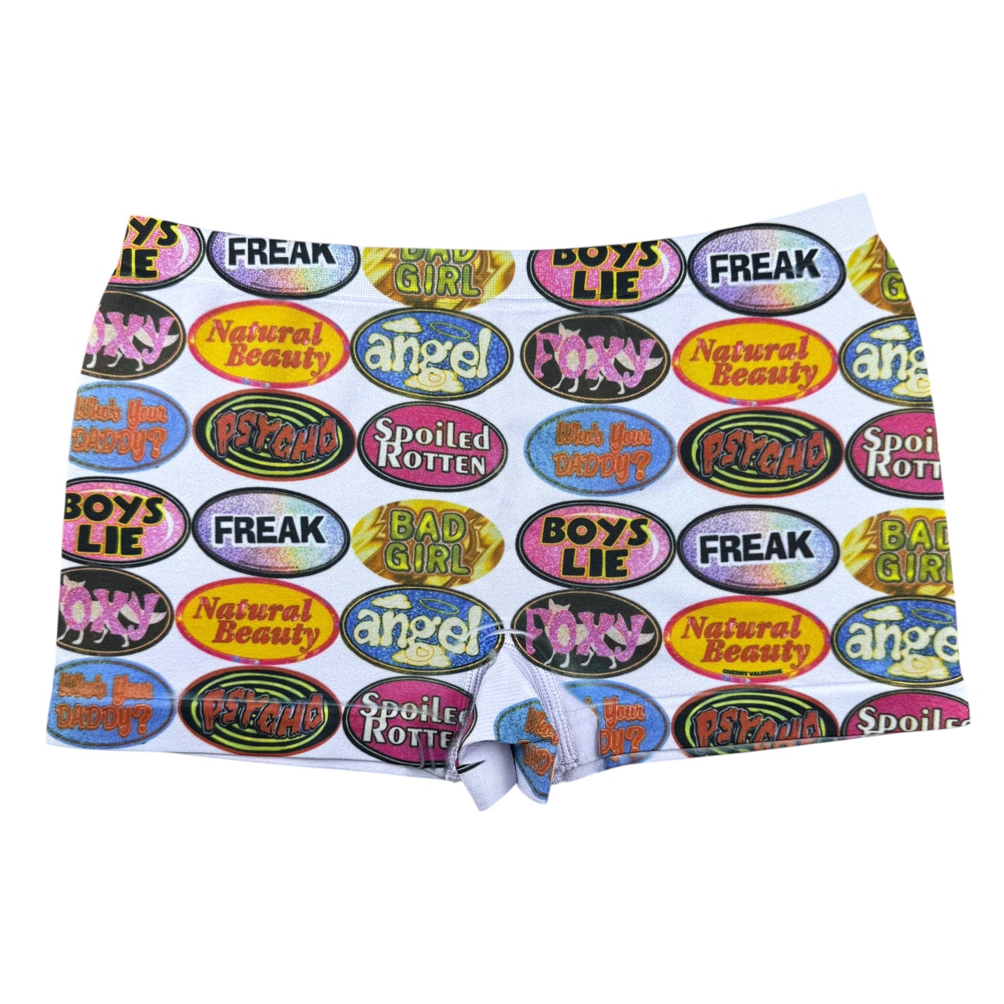 QUARTER MACHINE LAVENDER BOY SHORT UNDIES - S
