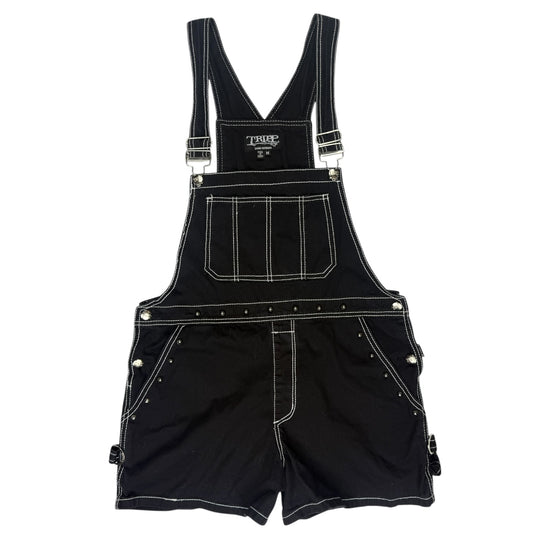 VINTAGE BLACK TRIPP NYC SHORTALLS l M