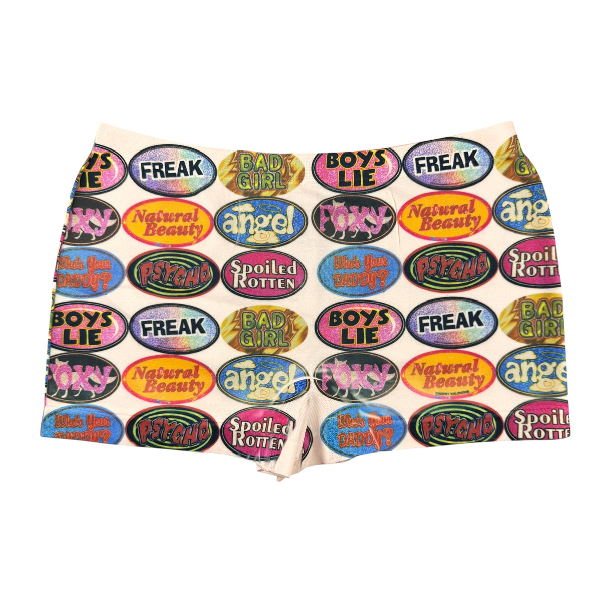 QUARTER MACHINE PEACH BOY SHORT UNDIES - M