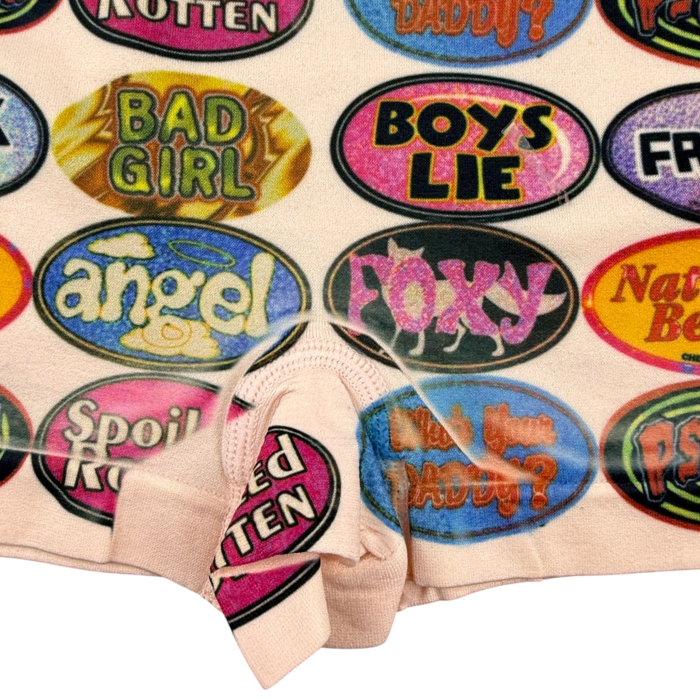 QUARTER MACHINE PEACH BOY SHORT UNDIES - S