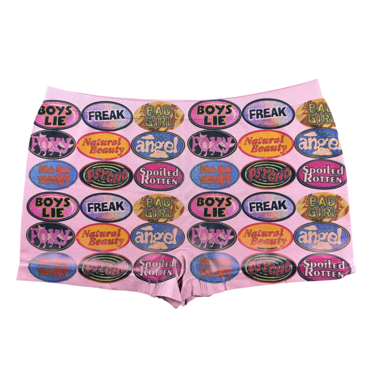 QUARTER MACHINE ROSE BOY SHORT UNDIES - M