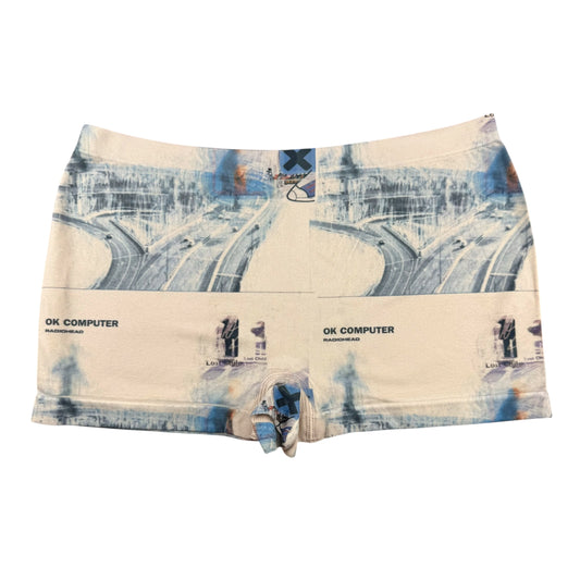 OK COMPUTER NUDE BOY SHORT UNDIES - M