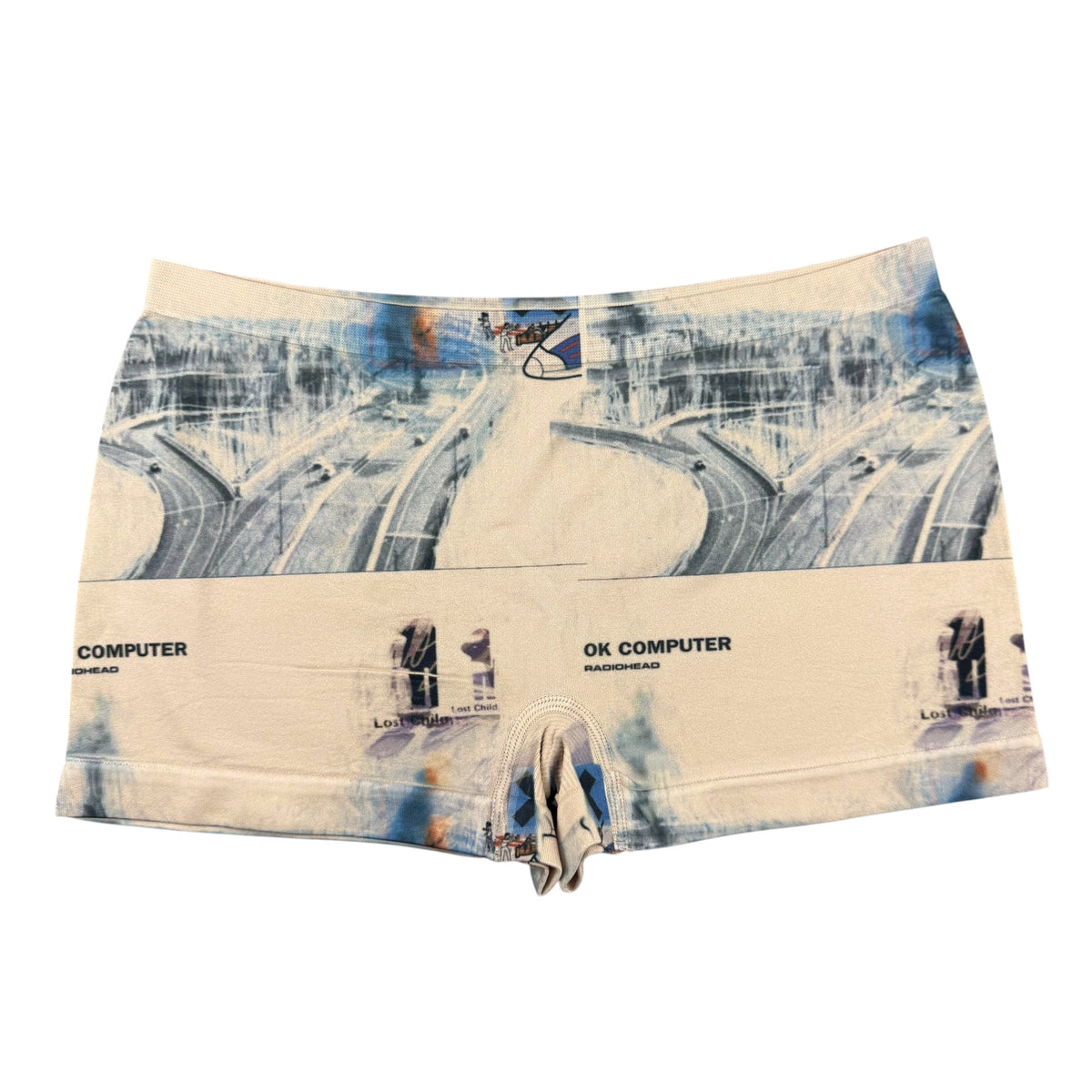 OK COMPUTER NUDE BOY SHORT UNDIES - S