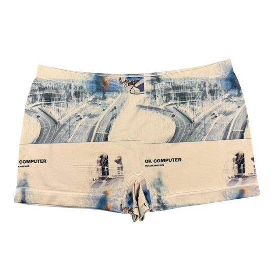 OK COMPUTER NUDE BOY SHORT UNDIES - S