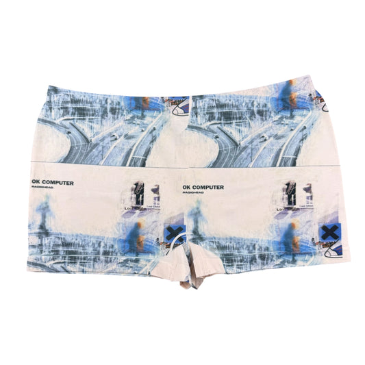 OK COMPUTER PINK BOY SHORT UNDIES - L