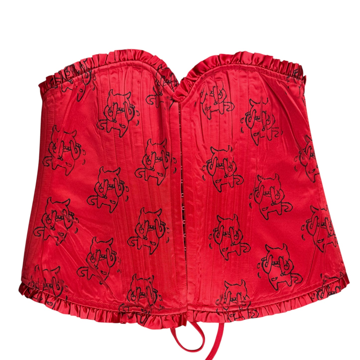 AMNESIAC RED HUSTLER CORSET - XS/S