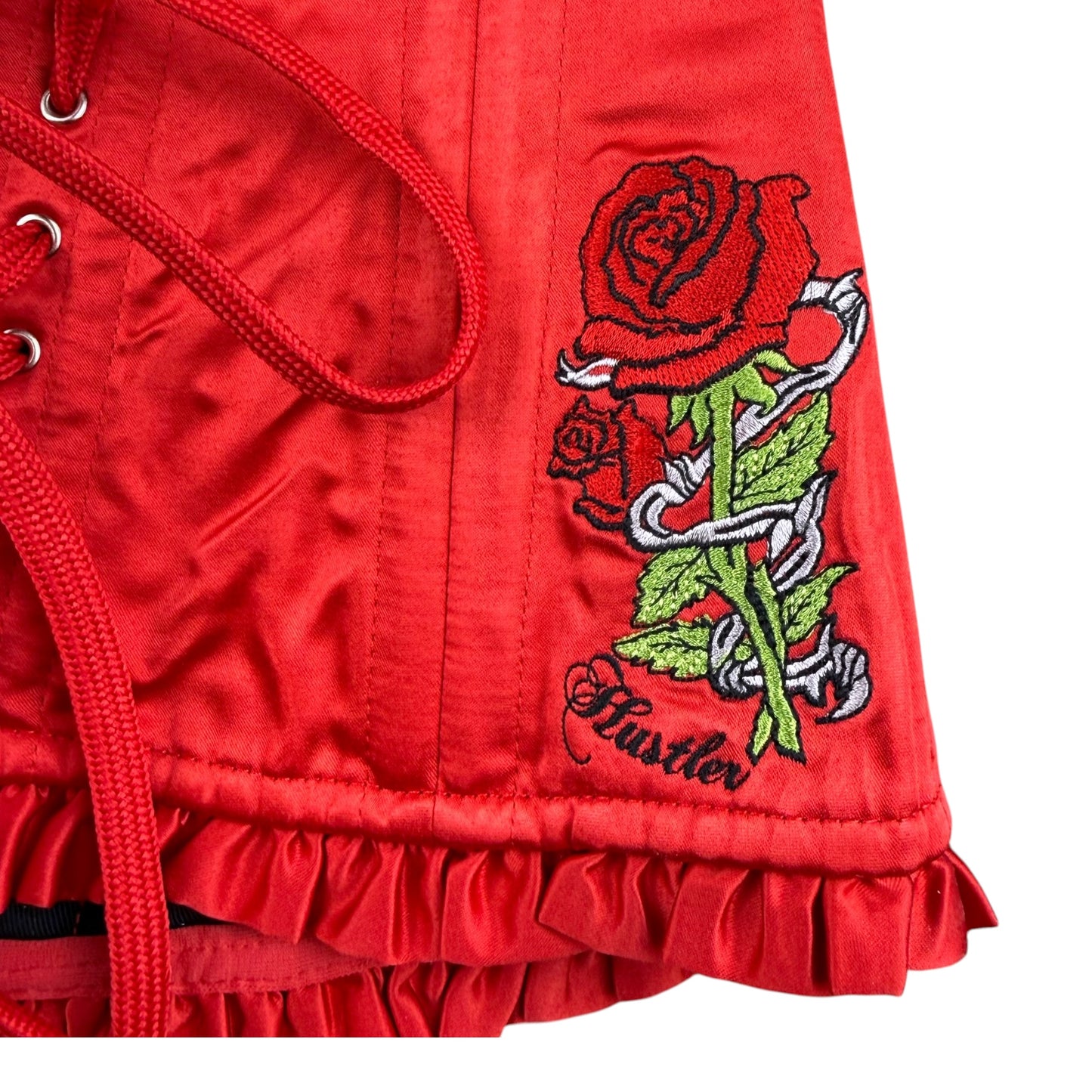 AMNESIAC RED HUSTLER CORSET - XS/S