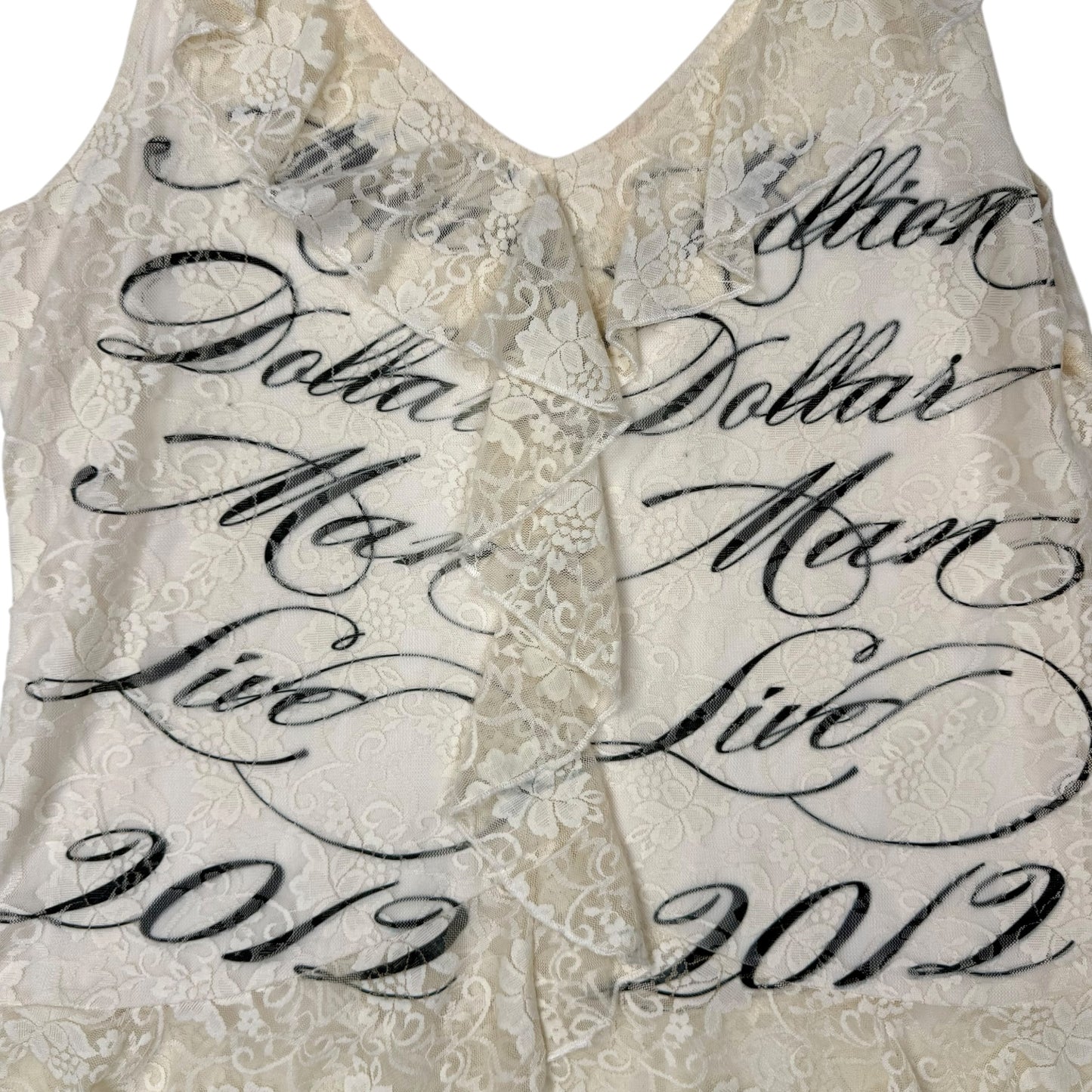 MILLION DOLLAR MAN LIVE LACE TOP - M