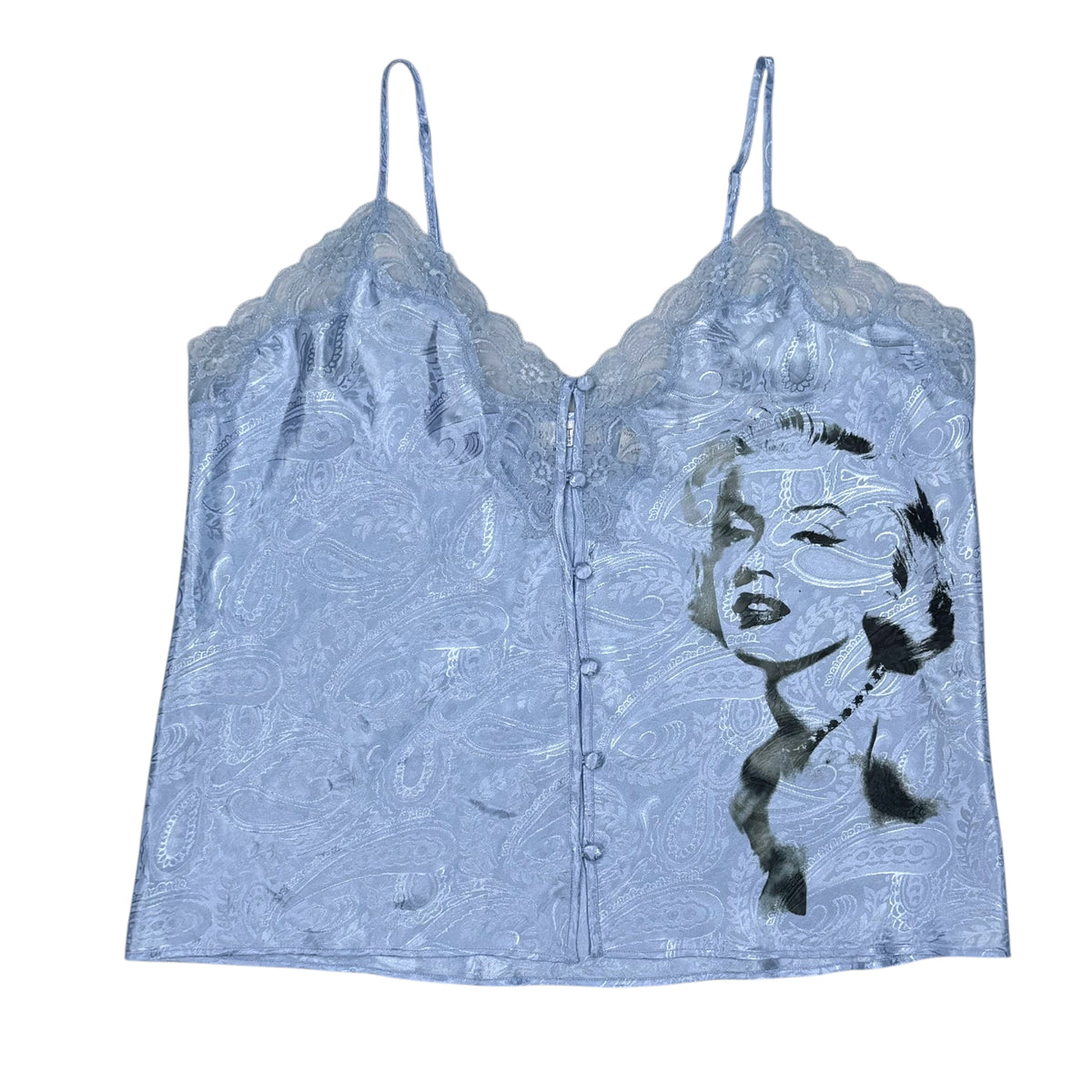 MARILYN BLUE LACE TANK - XL