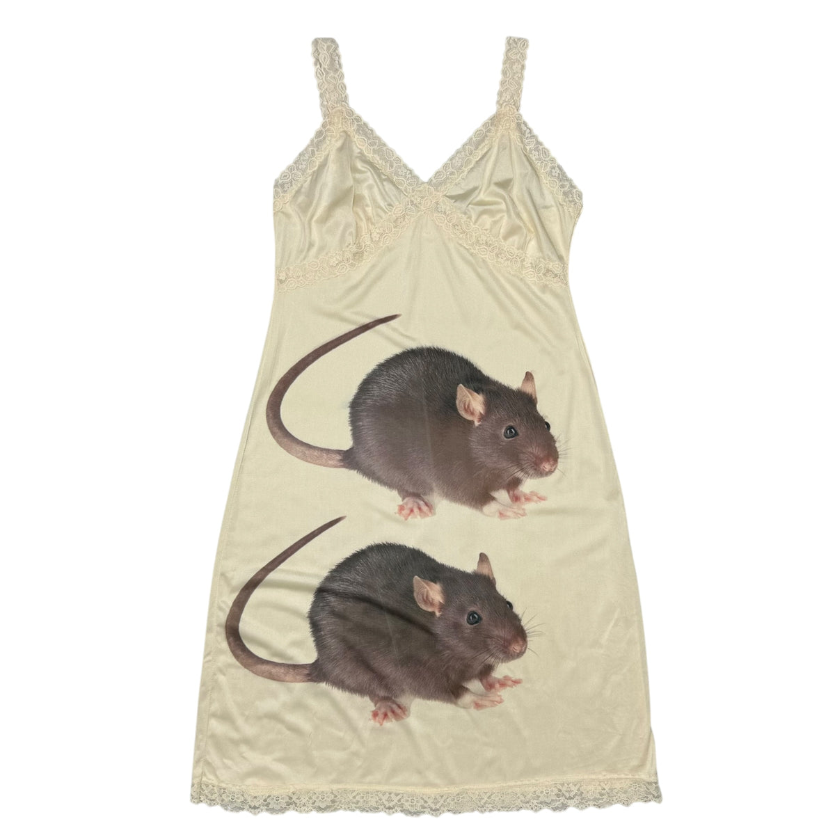 RAT 2 CREAM LACE DRESS - S/M
