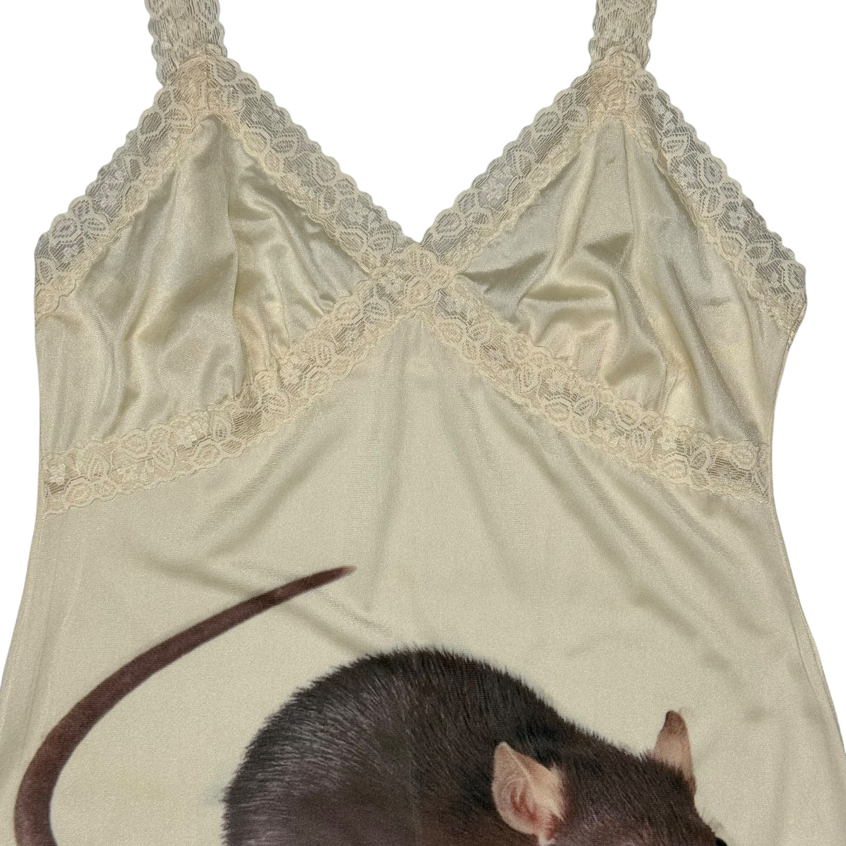 RAT 2 CREAM LACE DRESS - S/M