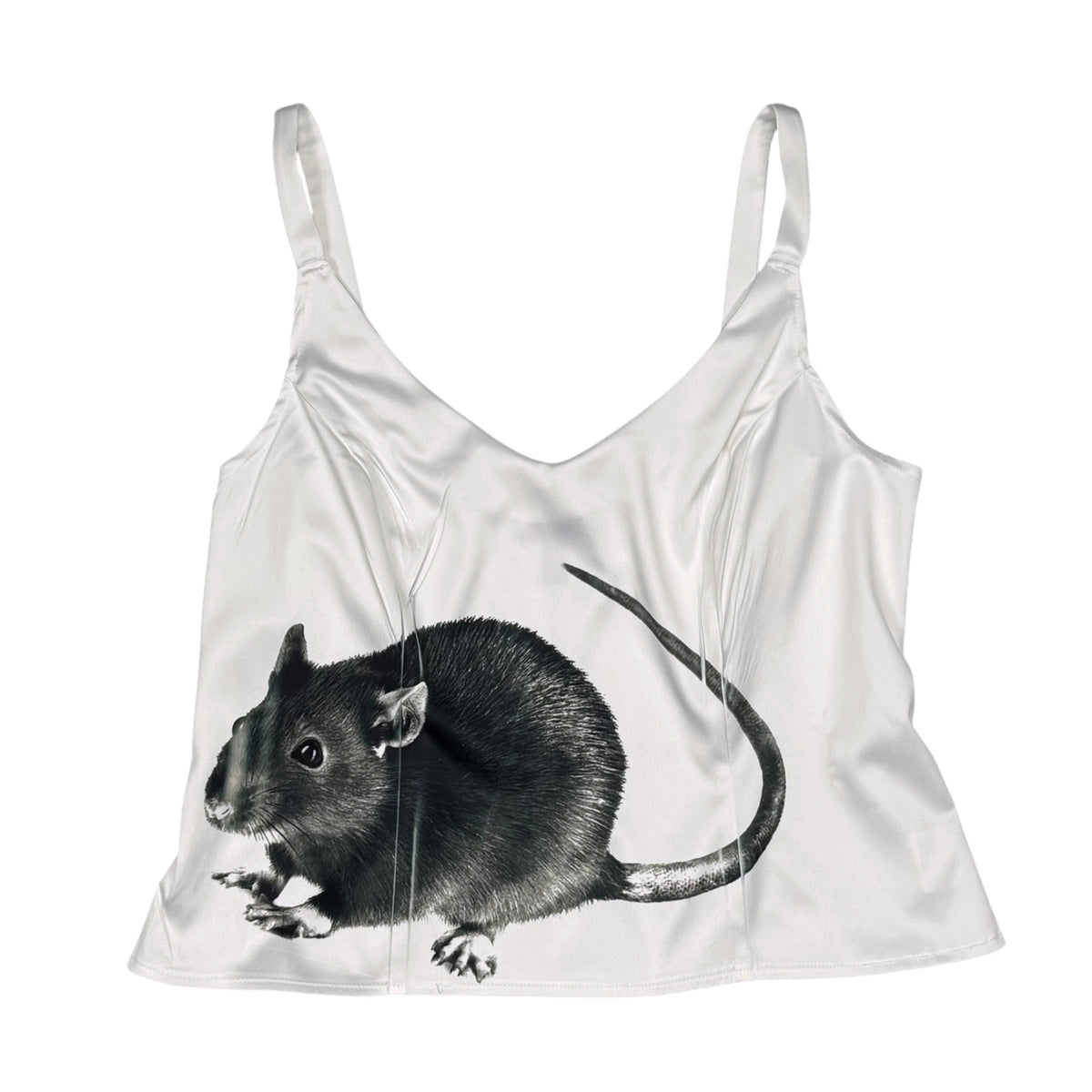 RAT 2 BLACK WHITE *FANCY* TANK - 1X/2X