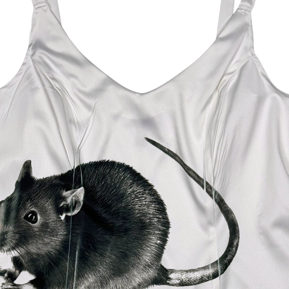 RAT 2 BLACK WHITE *FANCY* TANK - 1X/2X