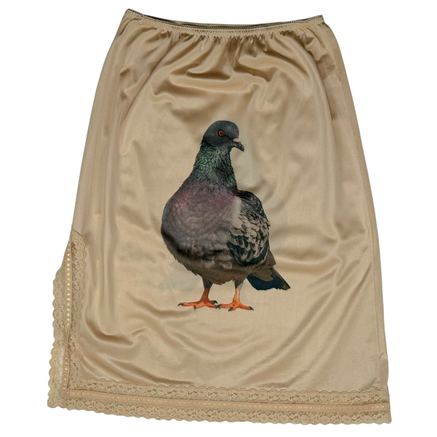 PIGEON CHAMPAGNE LACE SKIRT - M