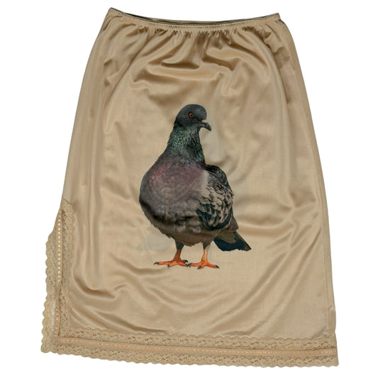 PIGEON CHAMPAGNE LACE SKIRT - M