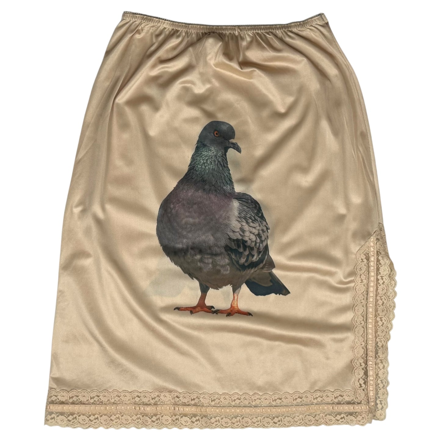 PIGEON CHAMPAGNE LACE SKIRT - M