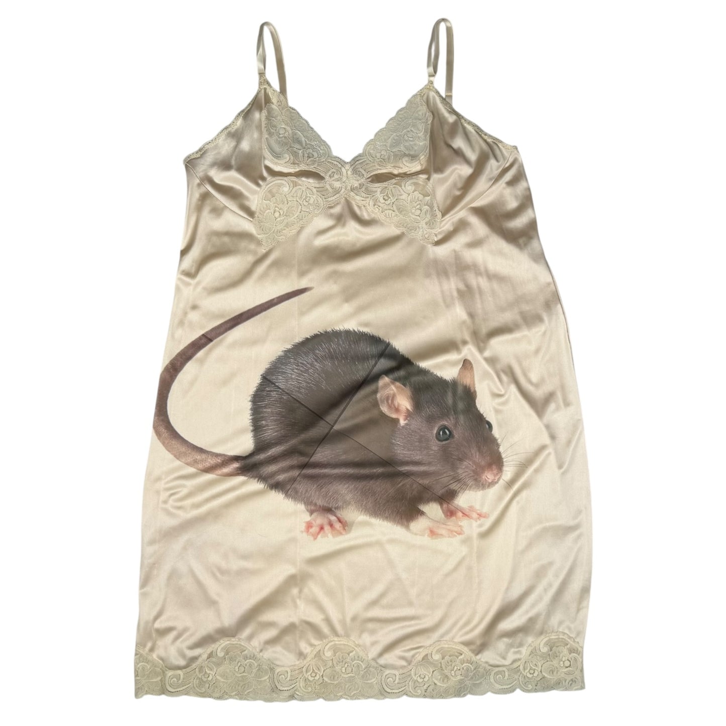 BIG RAT CREAM DRESS - XL/2X