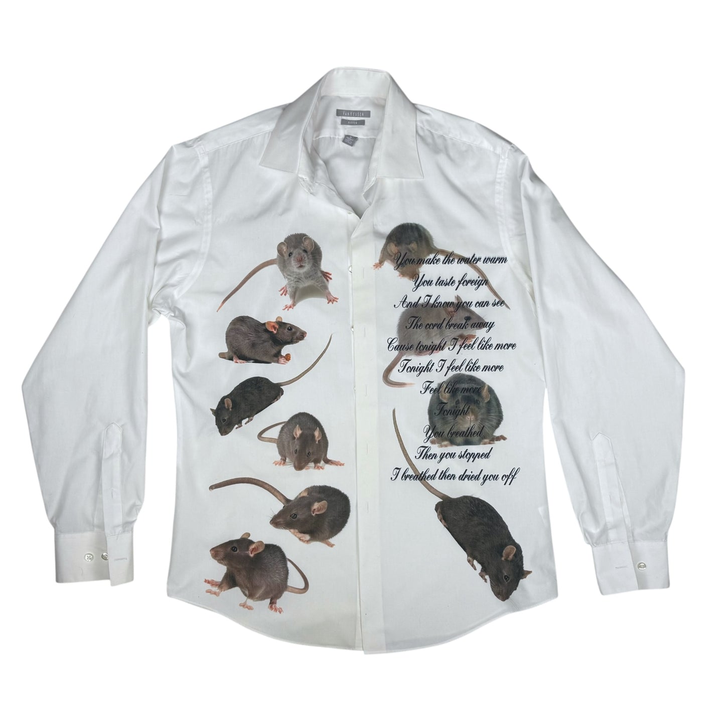 DIGITAL RATS WHITE SHIRT  - MENS M
