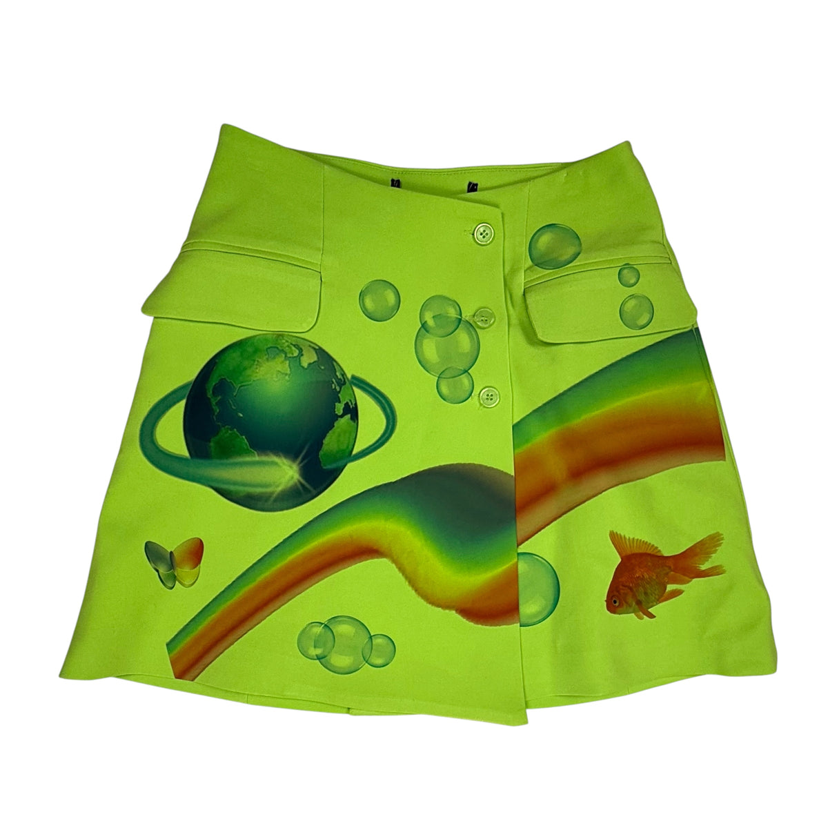 UTOPIA GREEN SKIRT - XS