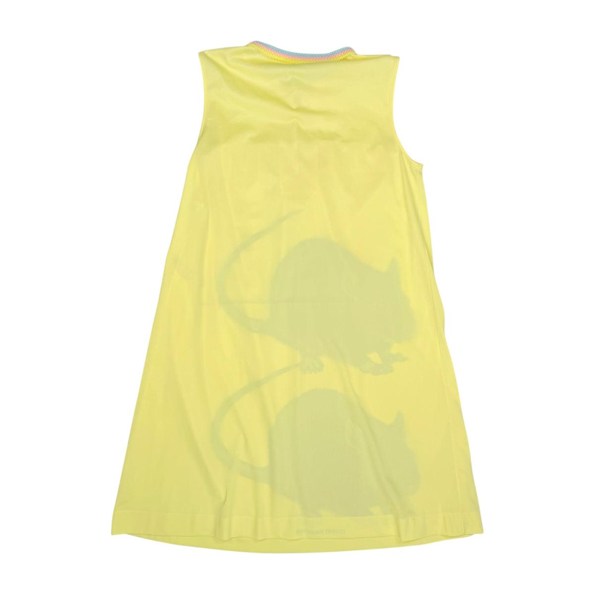 PURPLE BIG RAT YELLOW SHIFT DRESS - M/L