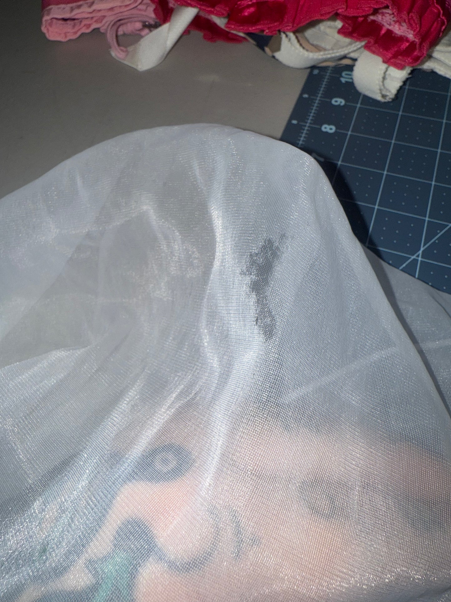 RAT PRINCESS NIGHTIE WHITE SAMPLE - M