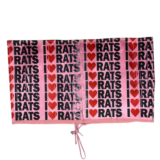 ILOVERATS PINK WAIST CORSET - 2X