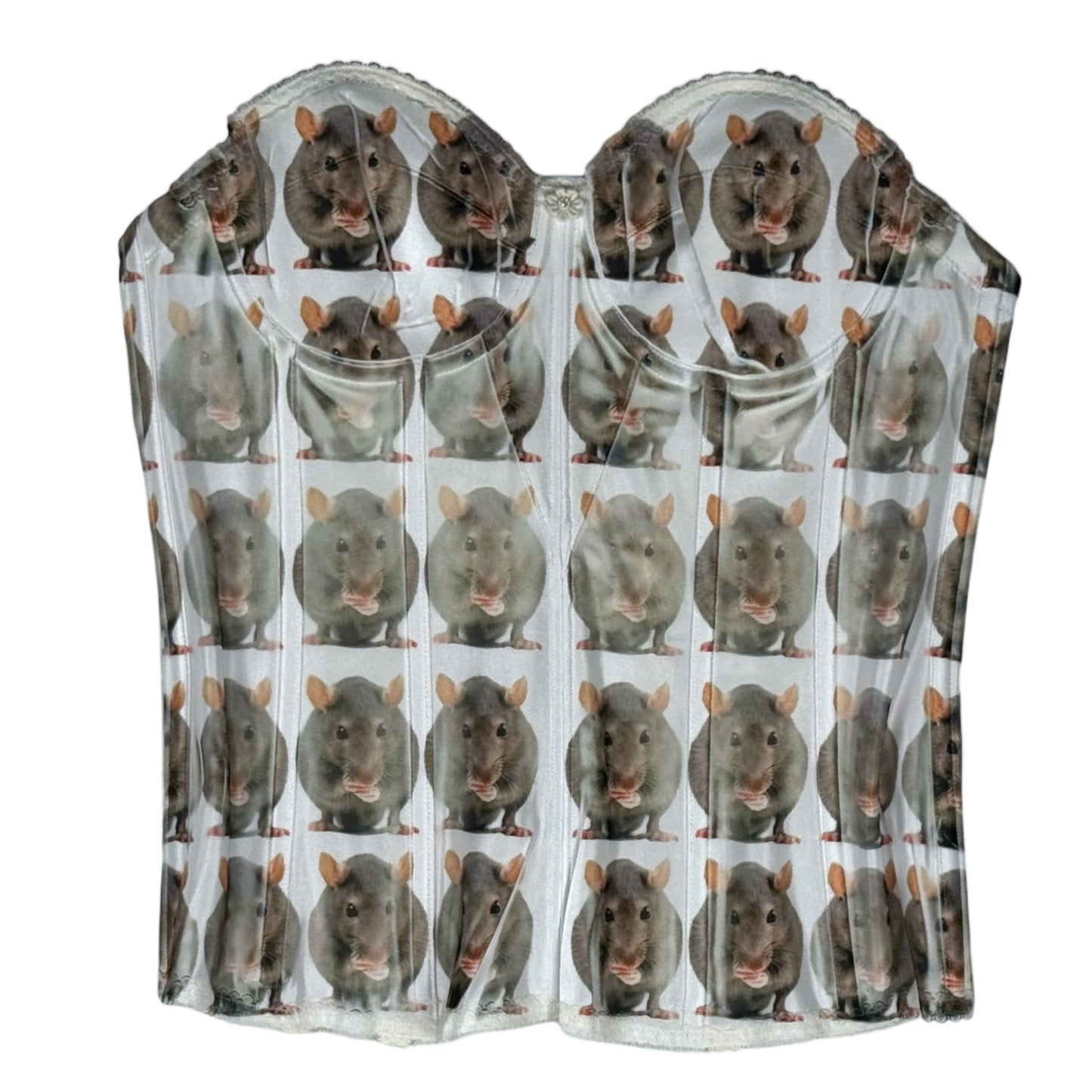 RATTY CORSET WHITE - 34B