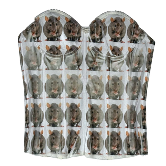 RATTY CORSET WHITE - 34B