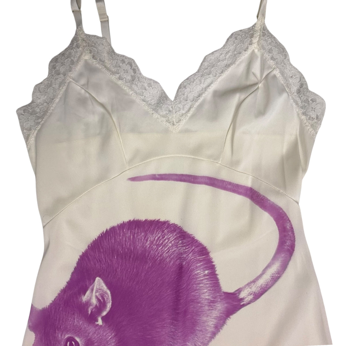 PINK BIG RAT LACE SLIP DRESS - XS/S