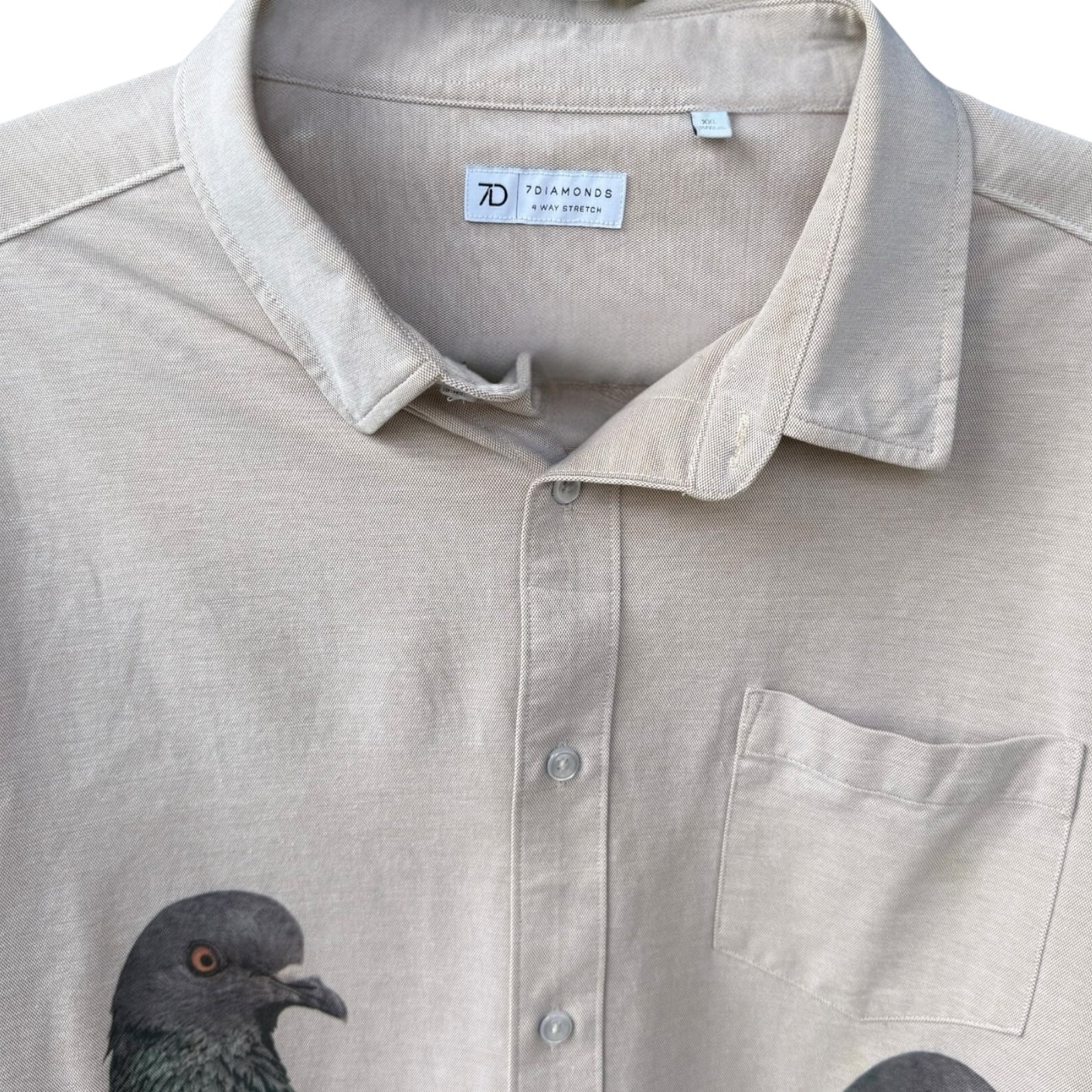 PIGEON TAN SHIRT - MENS XXL