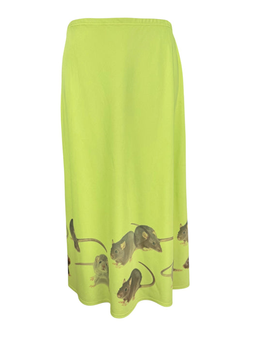 RATS THE CHARTREUSE SKIRT - XL